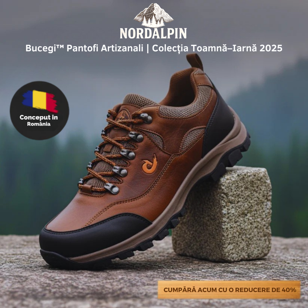 Bucegi™ Pantofi Artizanali | Ediție Premium Limitată 2025