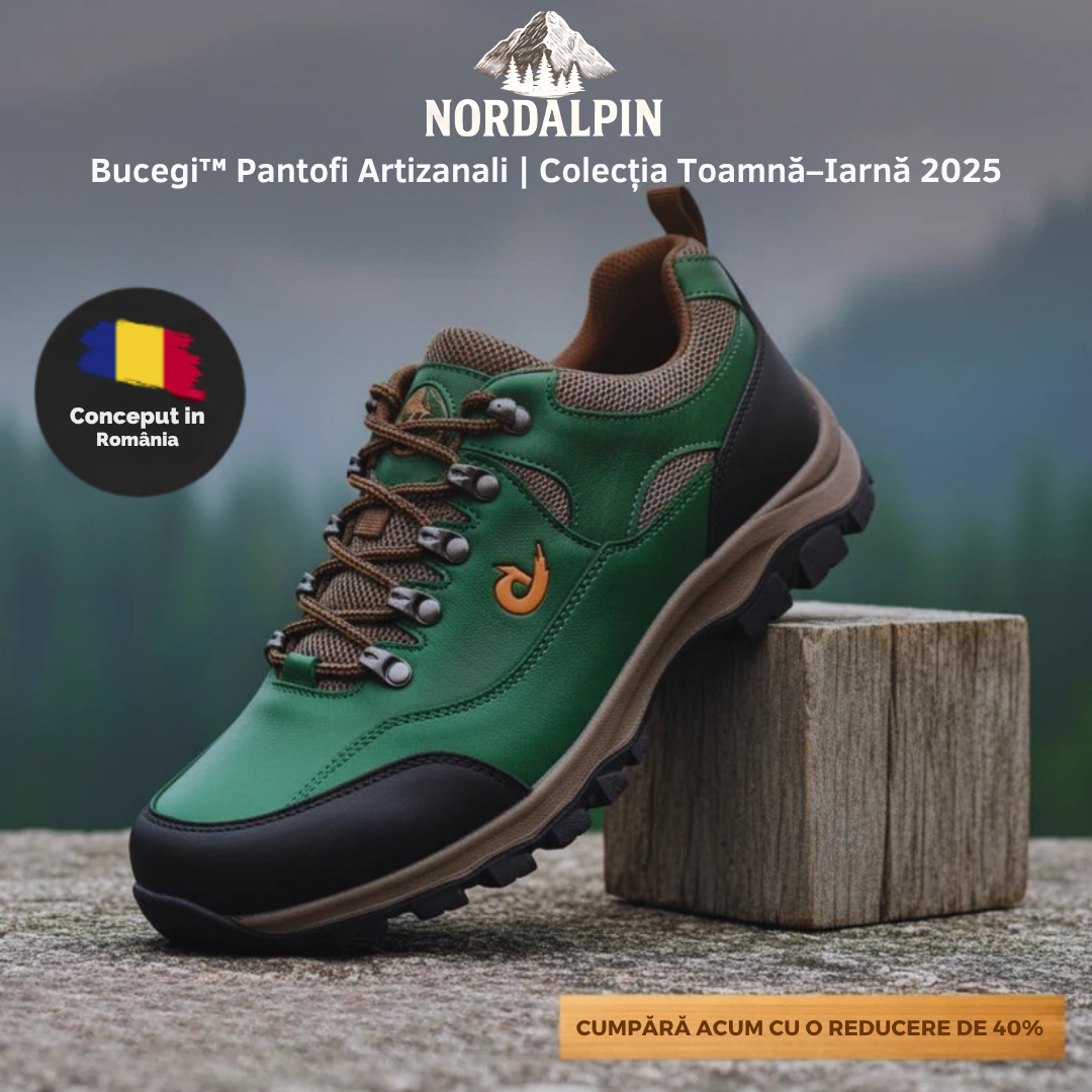 Bucegi™ Pantofi Artizanali | Ediție Premium Limitată 2025