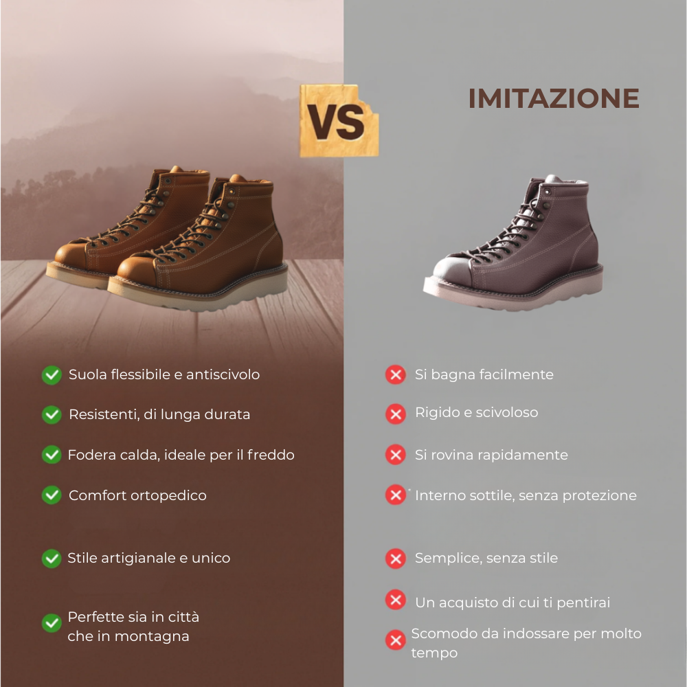 Stivali Artigianali Monte Vettore™ | Edizione Limitata 2025