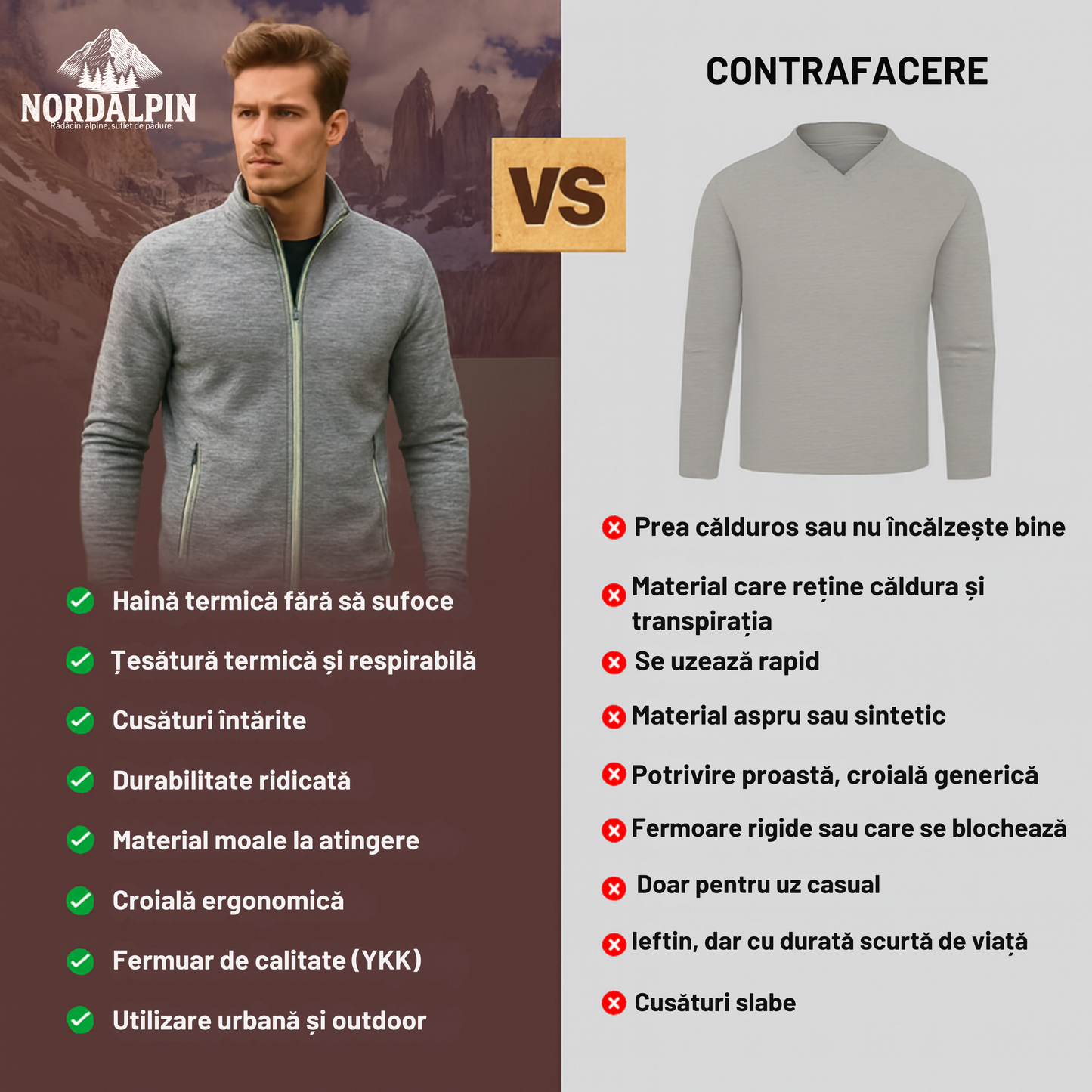 Pulover Termic Cernei | Ediție Premium Limitată 2025